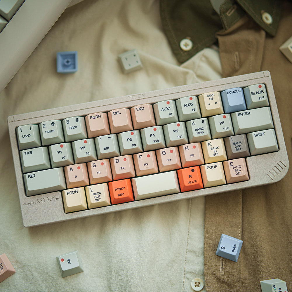 Retro Gaming Laptop - Klawisze FBB S9000 w stylu retro