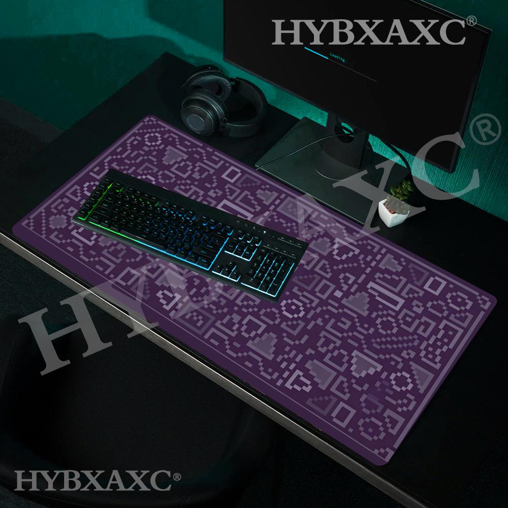 Retro Gaming Laptop - HYBXAXC Fioletowa Geometryczna Podkładka Pod Mysz