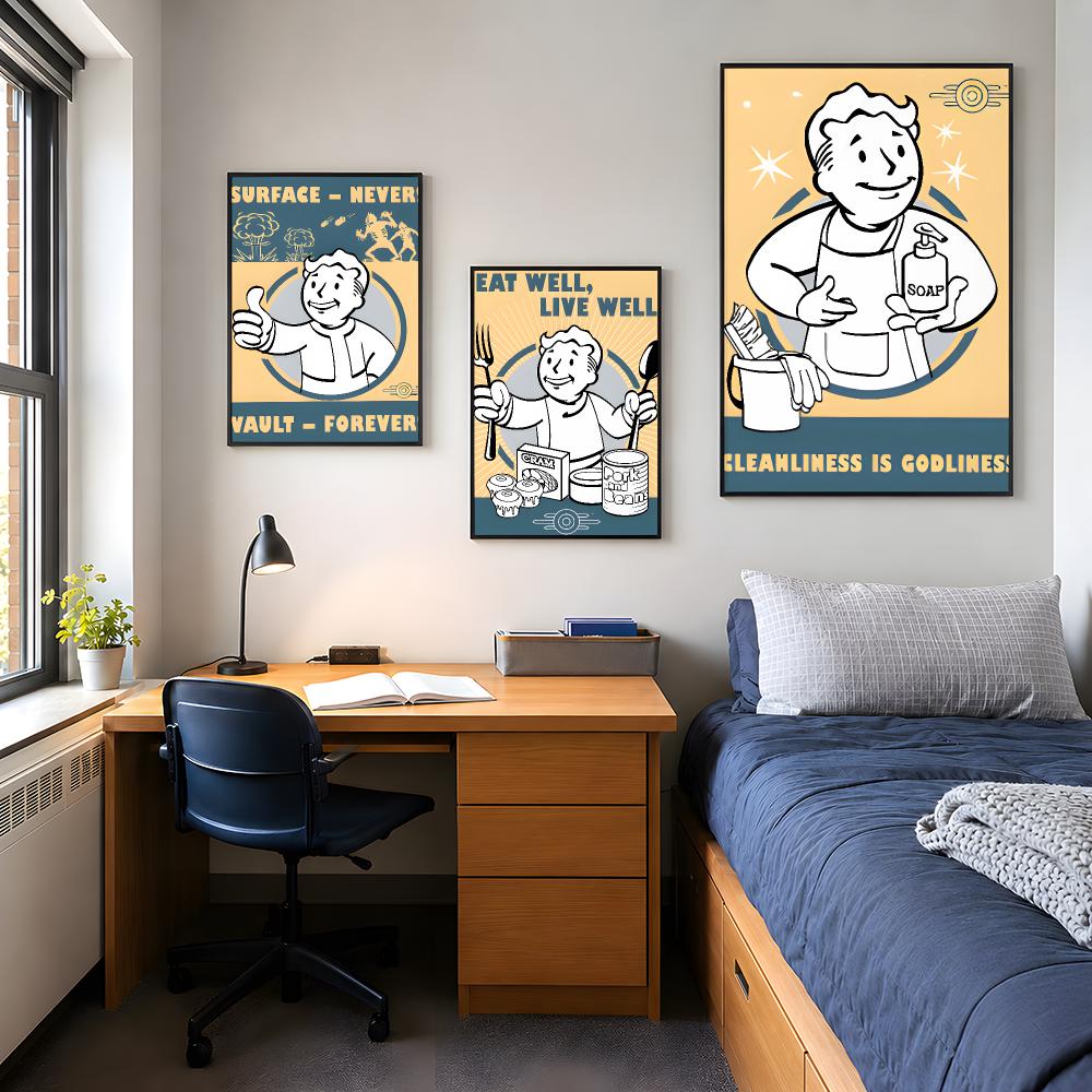 Plakat z postacią z gry V-Vaul – Retro Gaming Vault recenzja i cena
