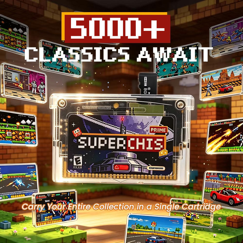 Karta z grami Retro Superchis  – Retro Gaming Station recenzja i cena