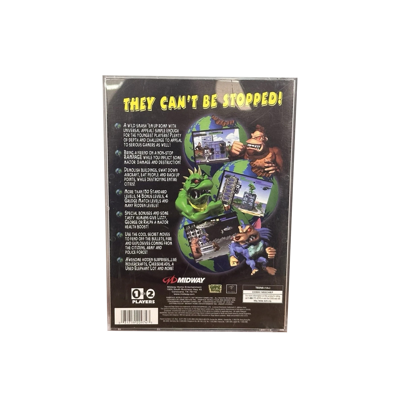 Saturn Copy Disc Game Rampage  – Retro Gaming Station recenzja i cena
