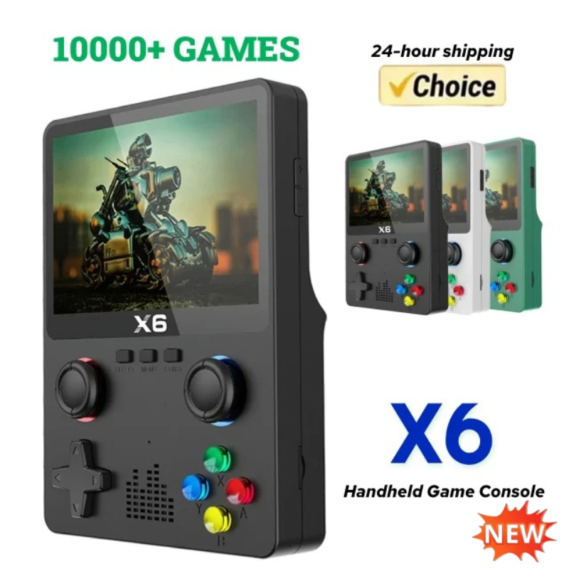 3,5/4'' ekran IPS X6 Retro prz – Retro Gaming X6 recenzja i cena