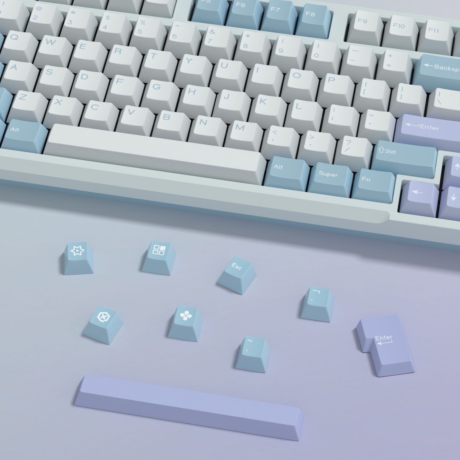 KBDiy GMK Illusion Keycap Cher – Retro Gaming Laptop recenzja i cena