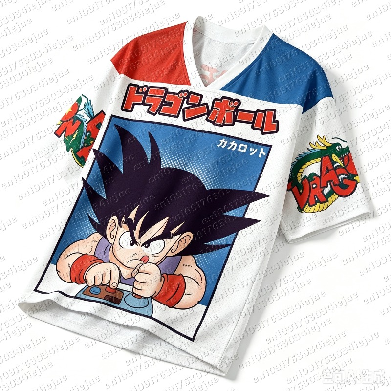 Koszulka Dragon Ball Kid Goku  – Retro Gaming Jersey recenzja i cena
